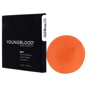 Mineral Radiance Creme Powder Foundation - Rose Beige by Youngblood for Women - 0.25 oz Foundation(Refill)