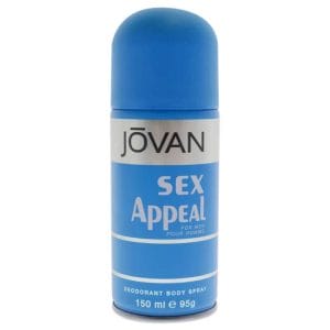 Jovan Sex Appeal by Jovan for Men - 5 oz Deodorant Body Spray